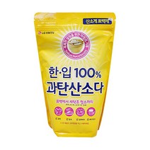 LG생활건강 한입100% 과탄산소다 1KG -TJ/흰옷세탁, 단품