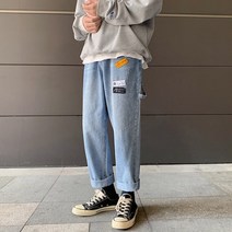 빈지티 라벨 청바지