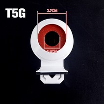 전구소켓 방수 t8 t5 절약 led lampholder g8 g5 형광등 기본 g13 브래킷 전구 소켓 수족관 물고기 탱크 액세서리, t5g, 02 T5G