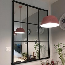 MF협력사 창문형거울 골드 화이트 블랙 창문 빈티지 엔틱 거울, 브론즈_거울미포함