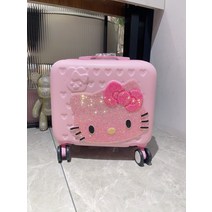 헬로 키티 미니 캐리어 캐릭터 기내용 캐리어 레디백 보스턴백 여행 가방 14인치