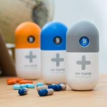 [천삼백케이] [스마트메디캡] 365안심약병(3개 SET), 오렌지 3개