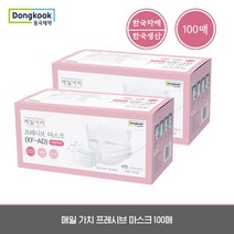 동국제약 프레시브 KF-AD 비말차단 마스크 (총100매), 단일속성