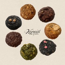 여니스트 아메리칸 수제쿠키 (간식 결혼식 돌잔치 어린이집 생일 단체 선물 답례), Signature 투명창박스, 5구