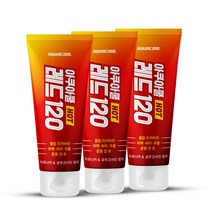 아쿠아쿨 블루 레드120 3통 물파스 스포츠겔 바르는 근육 이완 크림 운동전 운동후 강력한 웜업 hot 히팅 온찜질 바디부스터 리커버리 마사지 바디케어 바디보습