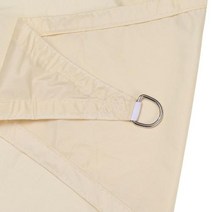 어닝천갈이 어닝천 테라스어닝 어닝천막 신제품 방수 그늘막 직사각형 햇빛 가리개 보호 야외 캐노피 정원 파티오 풀 그늘 항해 천막 캠핑, creamy white+36X36M