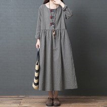 Makone 여성 린넨 스타일 여성