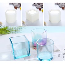 실리콘 다각형 대형 레진공예 몰드, 육각형