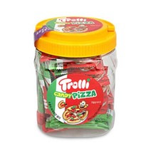 과자 선물 세트 간편식 간식꾸러미 사무실 간식 트롤리 피자모양젤리300g 통 1개, 트롤리 피자모양젤리300g(통)