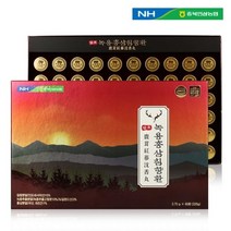 [선물세트] 충북인삼 농협 발효 홍삼 침향환 60환(생산물 배상책임보험가입), 3세트, 60환