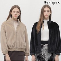 보니스팍스 레더 배색 무스탕 점퍼-RF93MJ032