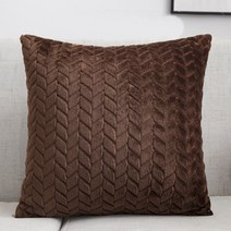 10색 장식성 벨벳 쿠션 커버 45x45cm 금빛 깃털 베개 커버 홈 인테리어 소프트 포켓 베개 커버 소파 베개 커버 일반베개, 7