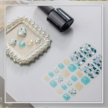 잇템샵 프리미엄 공주 페디큐어 네일스티커 셀프네일 붙이는 네일아트, 공주패디05