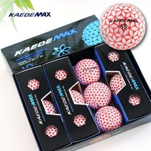 나은몰 카에데 맥스 프리미엄 골프공 선물 3피스 12구 4칼라, 6.맥스레드칼라12구