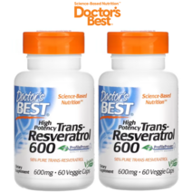 닥터스베스트 트랜스 레스베라트롤 600mg 60캡슐 2개, 60개