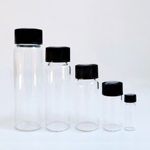 유리 샘플병 10개/5 10 20 30 40 50ml 시약병 바이엘병 투명유리병 스크루마개, 40ml-10개, 10개