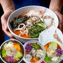 먹사부 물회 육수 소스 전복 한치 해물 육회 오징어 밀키트 단품 야채 세트 맛집 양념 재료 택배 강원도 동해, 2. 한치물회세트, 3개
