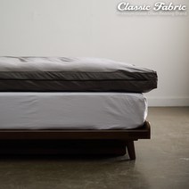 딥그레이 순면 토퍼커버 킹 TPU 방수