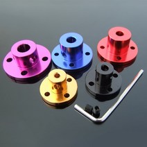 가이드모터알루미늄 합금 리지드 플랜지 커플링 모터 가이드 샤프트 커플러 커넥터 3mm 4mm 5mm 6mm 8mm 1, 08 1pc purple 8mm