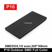 LED 광고판 전광판 차량 휴대용 미니 간판 P10 옥외 SMD 풀 컬러 디스플레이 모듈 32x16 픽셀고휘도 Rgb 비디오 패널 267EA 2, Nationstar 3535