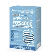 JW중외제약 프리미엄 프리바이오틱스 FOS 4000 플러스 아연 프락토올리고당 유산균, 30포, 11박스