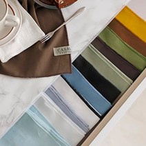 쥴라이 린넨 티타올/행주 테이블매트 키친크로스 11color, 화이트