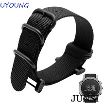 Suunto 순토 시계 호환 코어 24mm 나토 워치 밴드 나일론 스트랩 캔버스 시계줄