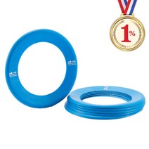 링프리즈비 (6개입) 링 프리즈비 25cm 타겟게임 고리던지기 플라잉디스크 유아 노인체육, 임의색상