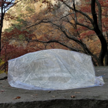 등산 비닐 쉘터 백패킹 트래킹 등산용 바람막이 초경량, 대형(5-6인용)