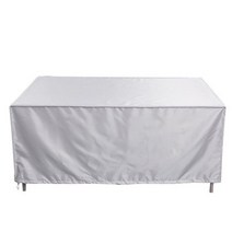 아일랜드식탁의자 홈바의자 야외 방수 가구 커버 정원 식탁 의자, Silver, 123X123X74cm