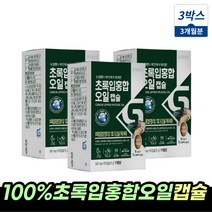 초록입홍합 초록잎홍합오일 그린홍합 초록홍합오일 100% 초록입홍합오일 뉴질랜드초록홍합오일 환 캡슐 뉴질랜드초록입홍합 초록입홍합추출오일 푸른홍합 GREENSHELLMUSSEL 청홍합, 초록입홍합오일캡슐 3박스