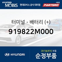 터미널-배터리 (+) (919822M000)-현대모비스 부품 공식대리점 온라인쇼핑몰 파츠로 제네시스