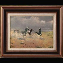 6호 (고급형)황야의 군마, 상품선택:액자12
