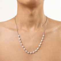 PuRui 펑크 디자인 라인석 아크릴 페르시 긴 목걸이 패션 박스 체인 기질 목걸이 미적 남성 주얼리