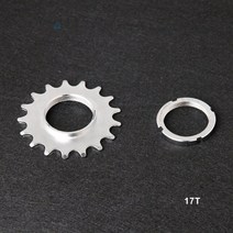 스프라켓 디마운트 13t14t15t16t17t18t 고정 기어 1단 속도 자전거 바퀴 톱니 스프로킷 앰프 Fixie 트랙 자전거 허브용 잠금 링, 17T, China