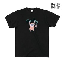 KellyDolly 브랜드 동물원 7종 남자 여성 면 반팔티