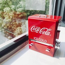 1+1 코카콜라 이쑤시개 자판기 인테리어 소품 집들이 선물 장식품 답례품 기념품 미니어처 굿즈, 노랑+그린