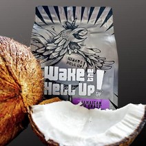 미국직구 Wake The Hell Up Ground Coffee 12온스 리클로서블 백에 울트라 카페인 자메이카 미 크레이지 맛 커피 더 높은 카페인과 훌륭한 풍미의 퍼팩트 발란스, 수량, 상세참조