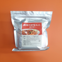 정푸드 떡볶이소스, 500g, 일반떡볶이 중간맛, 1개