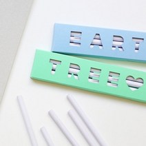 기타 바보사랑[아베라]신문지 종이 연필 5자루 세트 업사이클링 필기구, TREE연두