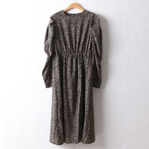 아이우먼 레오파드랩롱원피스 LTF735M111 빅사이즈