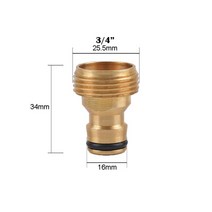 PVC 부속품 배관 자재 플라스틱 수도관 퀵 커넥터 엘보우 90 1/2 3/4 quot나사 황동 정원 급수 어댑터 물방울 관개 구리 호스 피팅 1 개, [03] C, 03 C