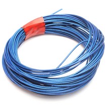 성원기업 와이어줄 걸이, 1개, 1-4.컬러 스텐 와이어줄(블루)10미터