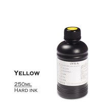 엡손 프린트 헤드 LED 램프용 UV 잉크 L800 R1390 R2000 A3 A4 평판 프린터 속건성 250 ml 500ml, 07 250ml Yellow