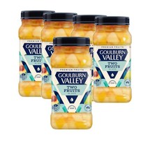 골번벨리 호주 GoulburnValley Valley Two Fruits In Juice 주스에 담긴 두가지 과일 통조림 700g, 5팩