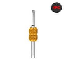 자전거토크렌치 자전거 공구통 체인교체 페달렌치 밸브 코어 분해 렌치 타이어 에어컨 제거 수리 도구 범용 제거 도구, 금