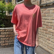 셀러허브 여성패션 [] 여자 여름 바캉스룩 썸머 깔끔한 기본 걸스 반팔티