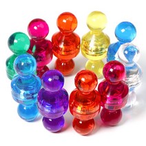 네오디움 장구자석 큐티 메모 체스 28mm, 노랑/특대28mm