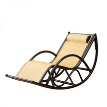 레트로 흔들의자 쇼파 스윙체어 소파 라탄 원목 우드 촬영소품 테라스 흔들 의자, 01