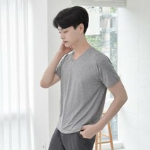 (보카시원단) 기본 무지 브이넥 티 (8color)